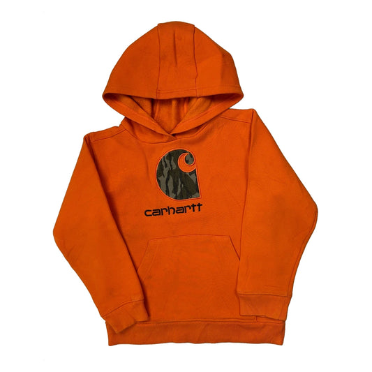 Age 6 Carhartt Hoodie - XS Orange Cotton