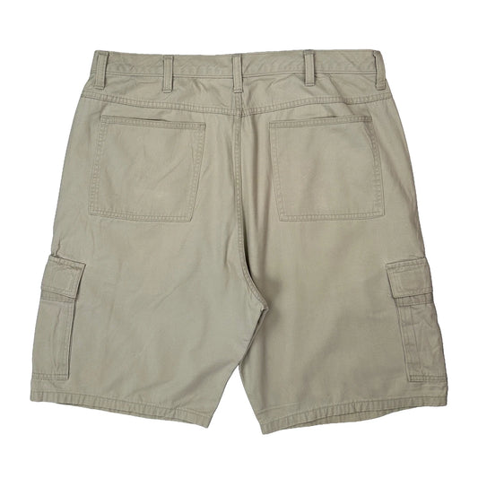 Vintage Wrangler Cargo Shorts - 38W 11L Beige Cotton