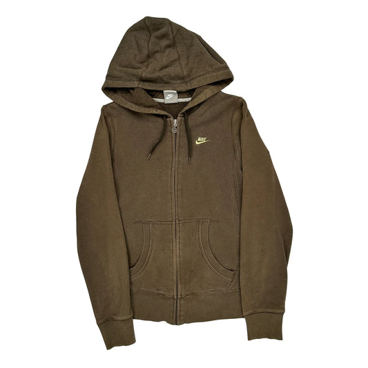 Nike Hoodie - Small Brown Cotton
