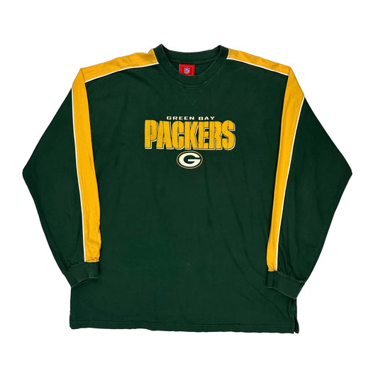 Green Bay Packers Nfl Long Sleeve T-Shirt - 2XL Green Cotton