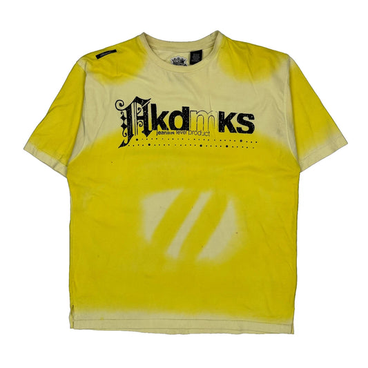 Unbranded Graphic T-Shirt - 3XL Black Cotton