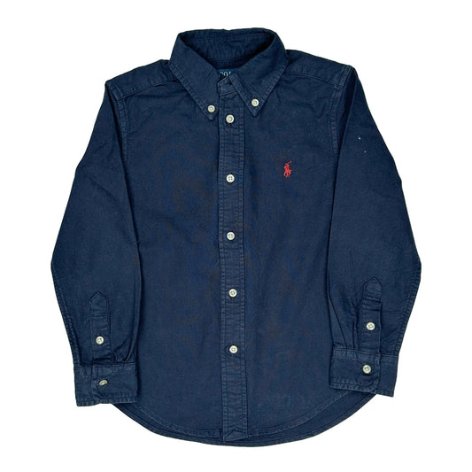Age 4 Polo By Ralph Lauren Shirt - Small Navy Cotton