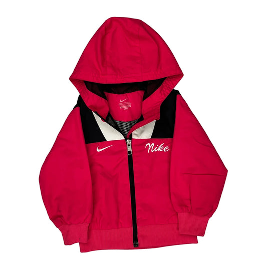 Vintage Age 24 Months Nike Windbreaker - 2XS Red Polyester