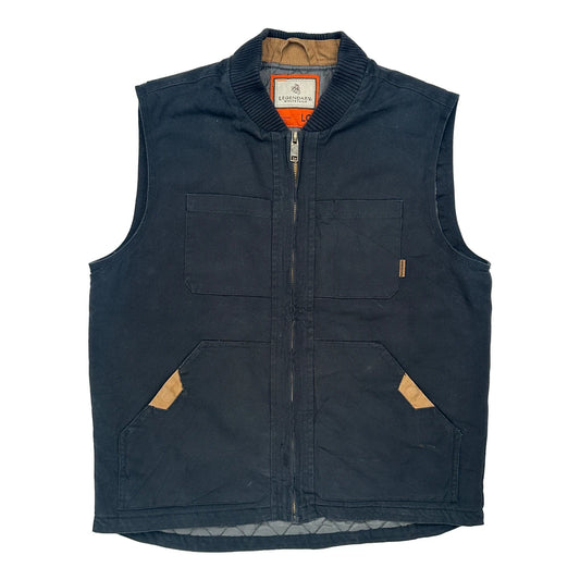 Vintage Legendary Whitetails Gilet - Large Black Cotton