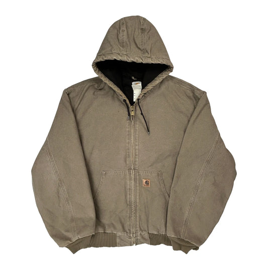 Carhartt Jacket - 2XL Khaki Cotton
