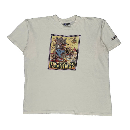 Stafford Blaine Single Stitch T-Shirt - XL White Cotton