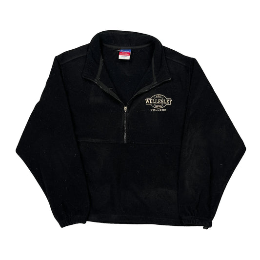 Wellesley College Champion College Fleece - Small Black Polyester