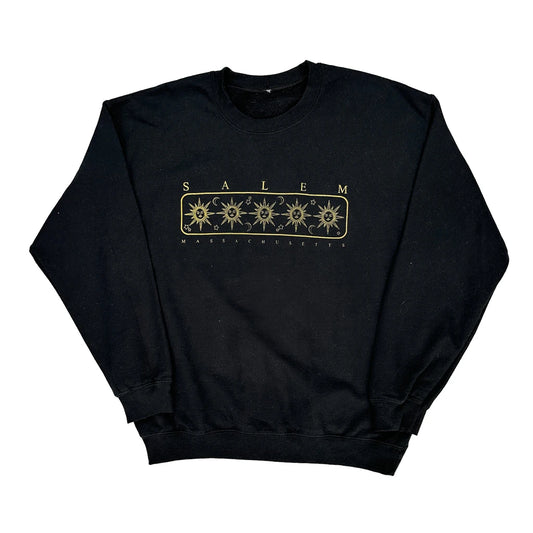 Massachusetts Salem Graphic Sweatshirt - XL Black Cotton