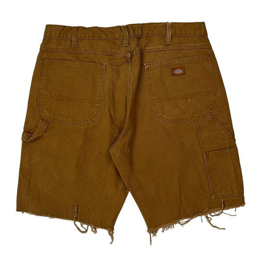Vintage Dickies Carpenter Shorts - 34W 11L Brown Cotton