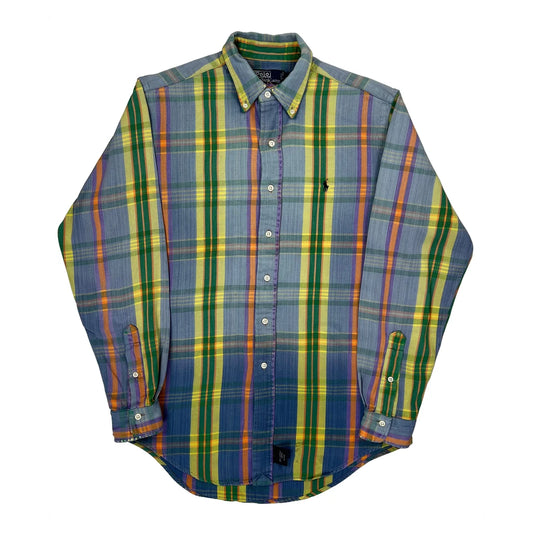 Polo By Ralph Lauren Checked Shirt - Medium Multicoloured Cotton