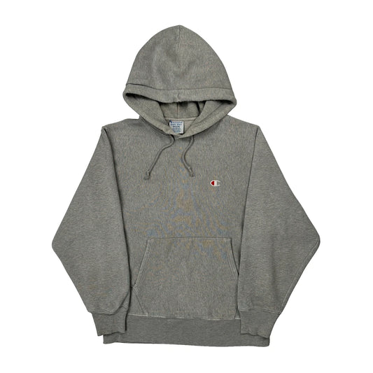 Reverse Weave Champion Hoodie - Medium Grey Cotton