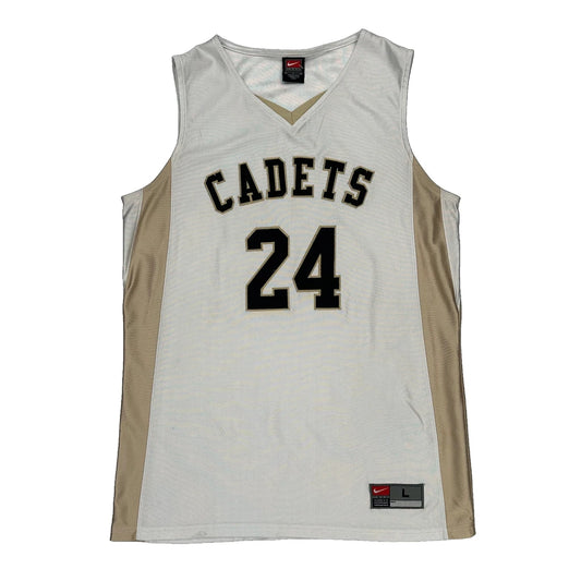 Cadets Nike Graphic Jersey - Large Beige Polyester