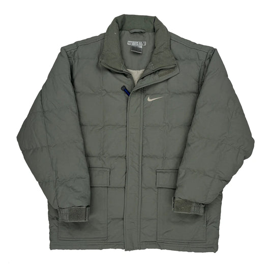 Vintage Nike Puffer - Medium Grey Polyester
