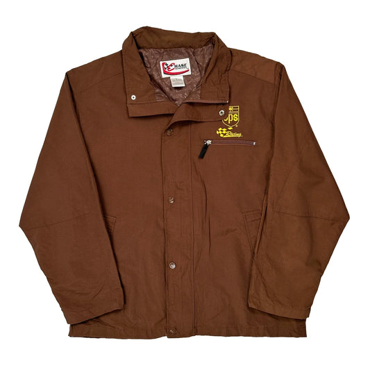 Ups Racing Chase Authentics Graphic Jacket - Large Brown Nylon
