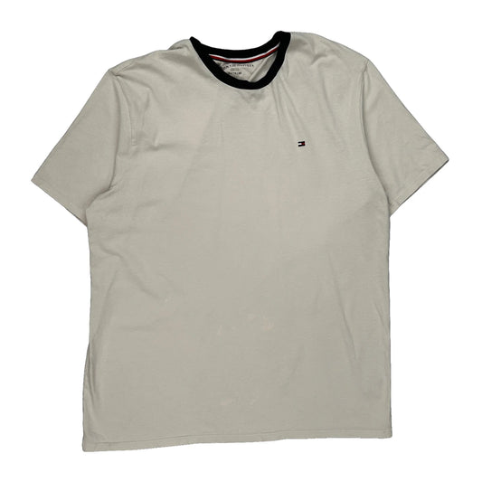 Tommy Hilfiger T-Shirt - XL Cream Cotton