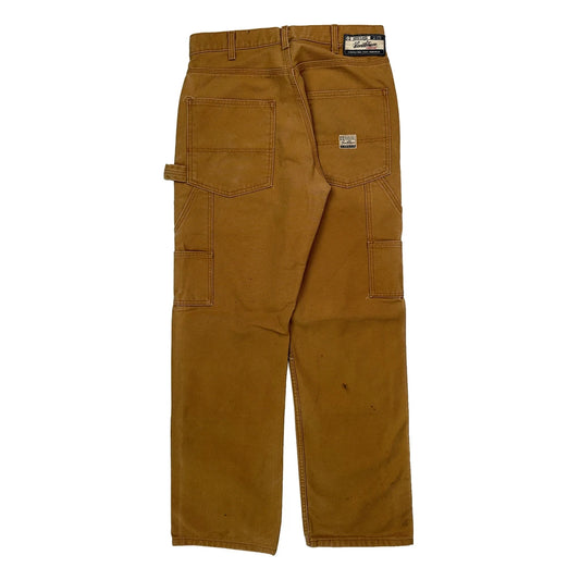 Levis Double Knee Carpenter Trousers - 30W 33L Brown Cotton