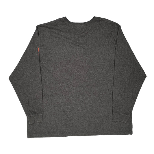 Carhartt Long Sleeve T-Shirt - 3XL Grey Cotton