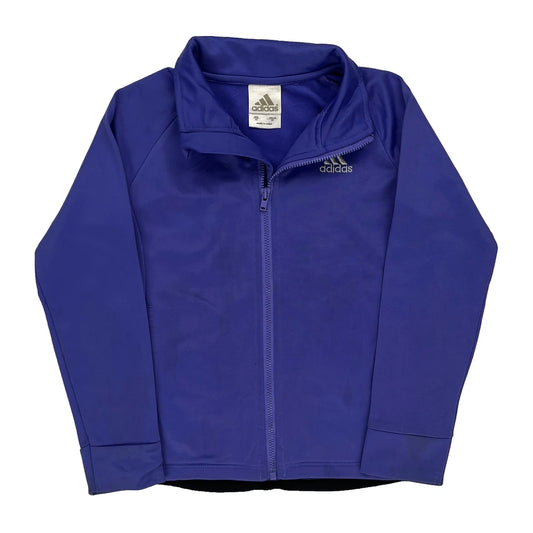 Age 6 Adidas Track Jacket - XS Blue Polyester
