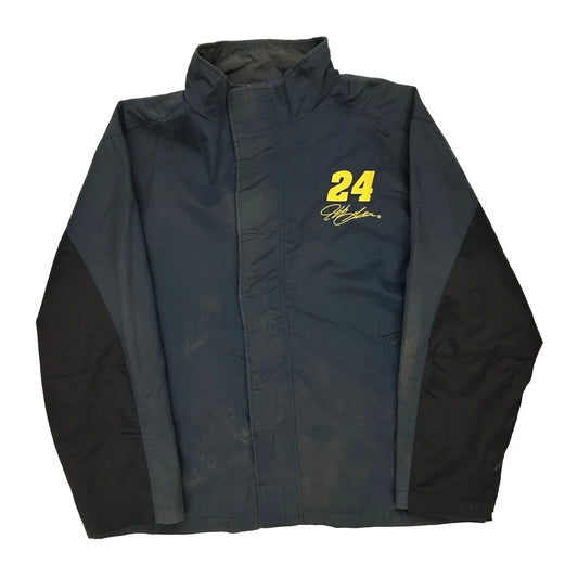Jeff Gordon Dupont Motorsports Chase Authentics Nascar Jacket - 2XL Grey Nylon