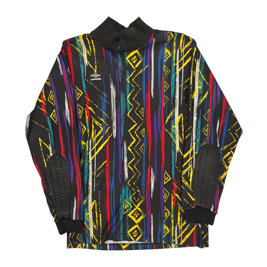 Made In USA Umbro Abstract Goalkeepers Jersey - Large Multicoloured Polyester