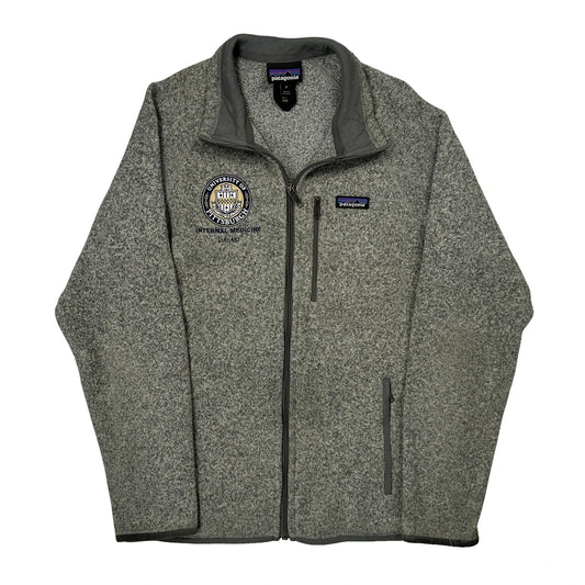 University Of Pittsburgh Internal Medicine Patagonia Fleece Jacket - Medium Grey Polyester