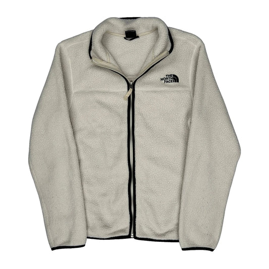 Vintage The North Face Fleece Jacket - Medium Cream Polyester