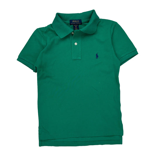 Age 8 Polo By Ralph Lauren Polo Shirt - Small Green Cotton