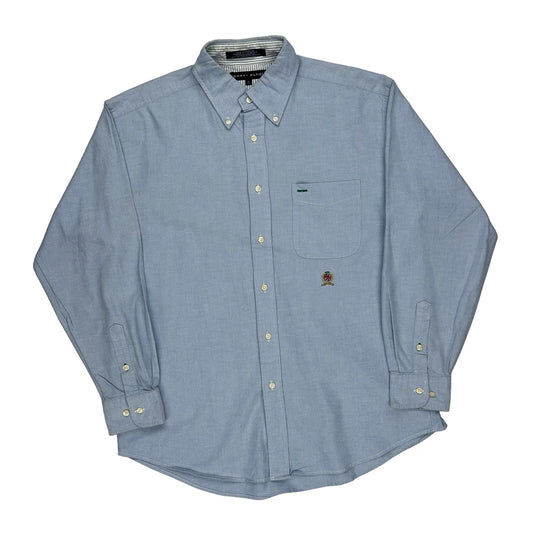 Tommy Hilfiger Shirt - Large Blue Cotton