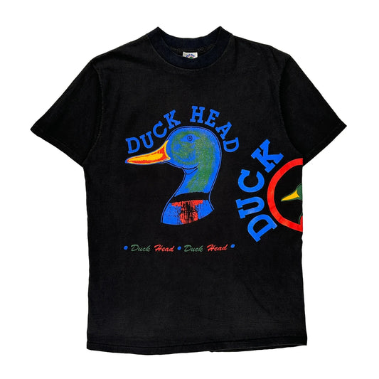 Duck Head Single Stitch T-Shirt - XL Black Cotton
