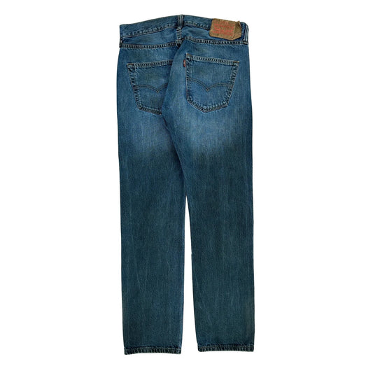501 Levis Jeans - 30W 31L Blue Cotton