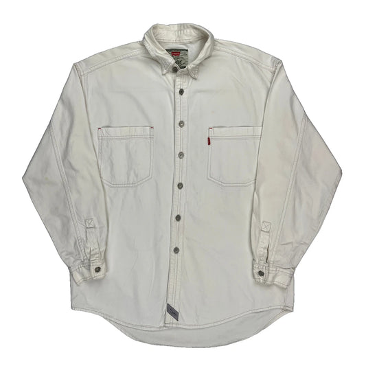 Vintage Levis Shirt - 2XL White Cotton