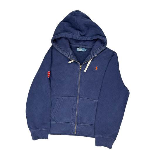Polo By Ralph Lauren Hoodie - Large Blue Cotton