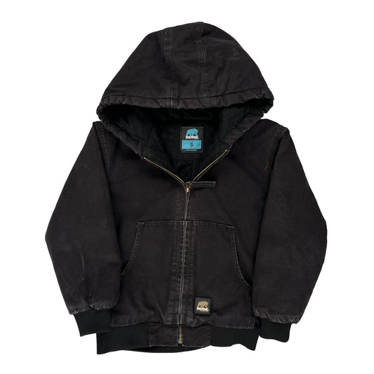 Age 6-7 Berne Jacket - Small Black Cotton