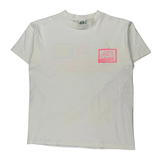 Unbranded Graphic T-Shirt - Large White Cotton