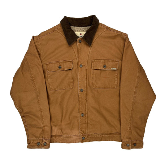 Woolrich Jacket - 3XL Brown Cotton