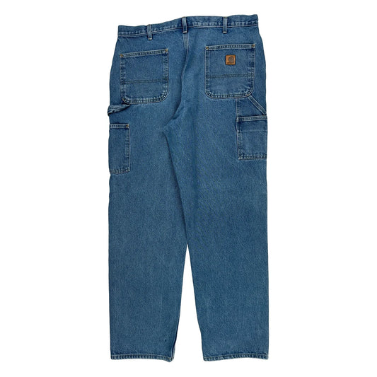 Carhartt Carpenter Jeans - 36W 34L Blue Cotton