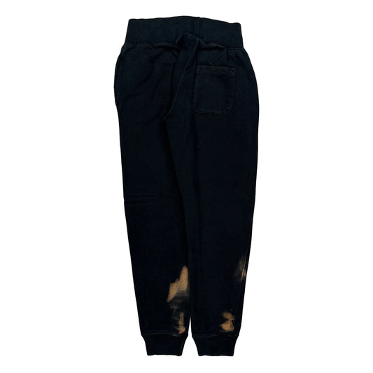 Vintage Reverse Weave Champion Tie-Dye Joggers - Small Black Cotton