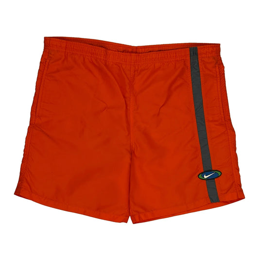 Nike Sport Shorts - Medium Orange Polyester