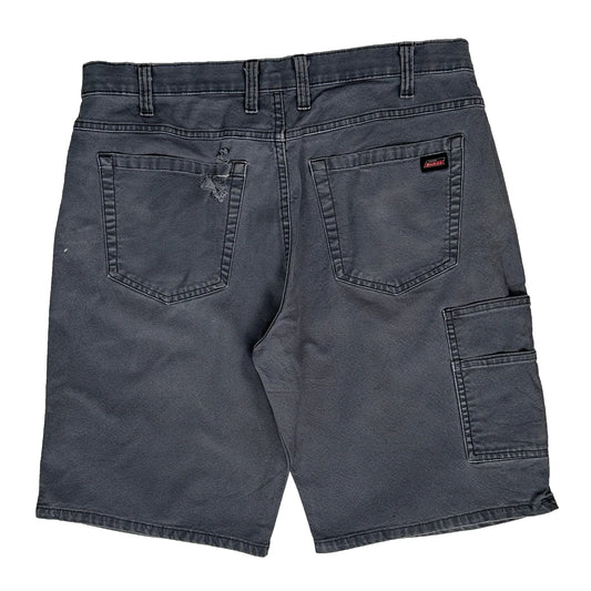 Vintage Dickies Carpenter Shorts - 34W 10L Grey Cotton