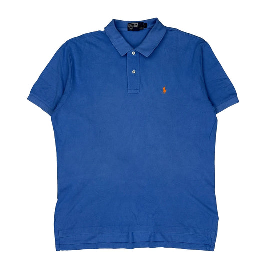 Polo By Ralph Lauren Polo Shirt - Large Blue Cotton