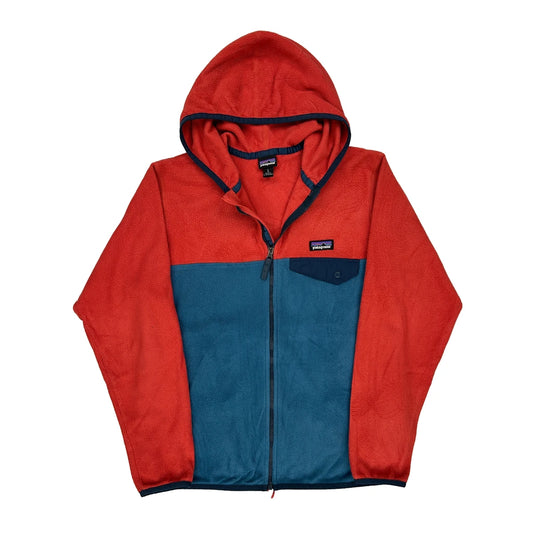 Age 12 Patagonia Fleece Jacket - Large Blue Polyester