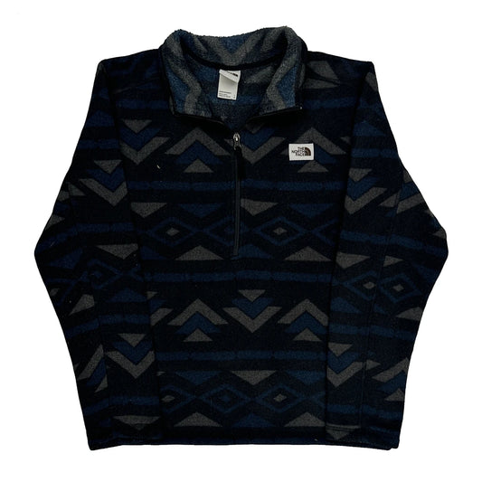 The North Face Fleece - Large Blue Polyester