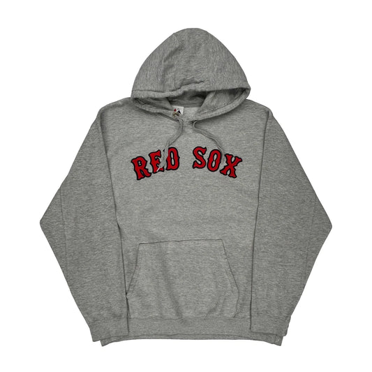 Red Sox Majestic Mlb Hoodie - XL Grey Cotton Blend