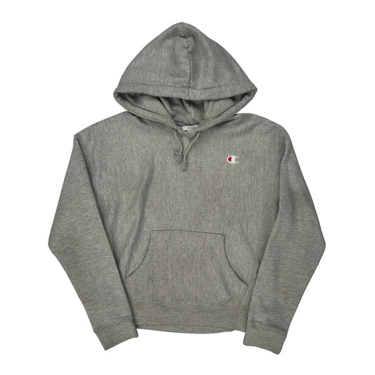 Reverse Weave Champion Hoodie - Medium Grey Cotton