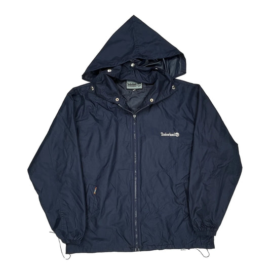 Timberland Windbreaker - Large Navy Nylon