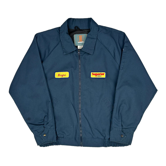 Made In Canada Hammill Work Jacket - XL Blue Polyester Blend