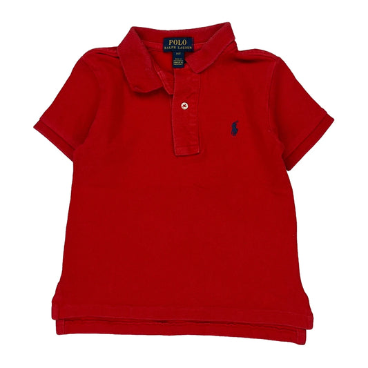 Age 3 Polo By Ralph Lauren Polo Shirt - XS Red Cotton
