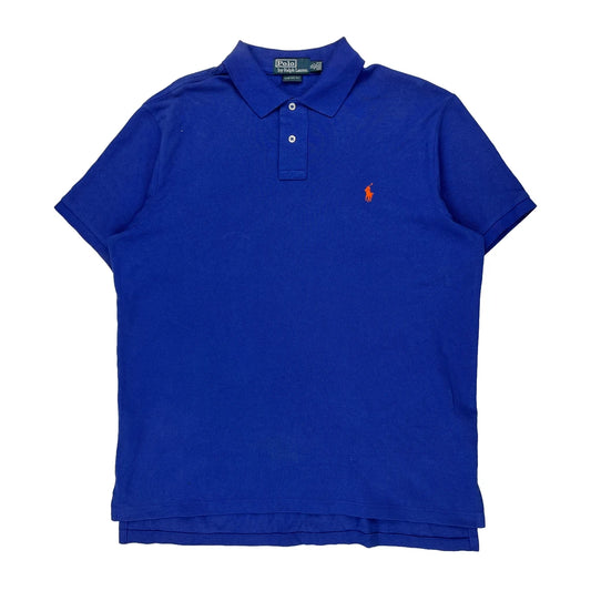 Polo By Ralph Lauren Polo Shirt - XL Blue Cotton