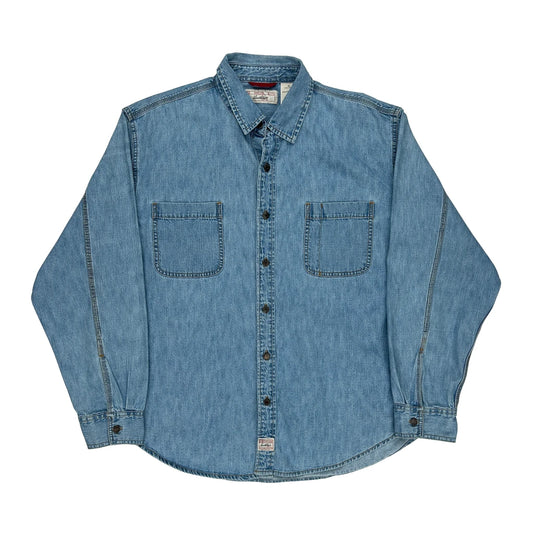 Levis Denim Shirt - XL Blue Cotton