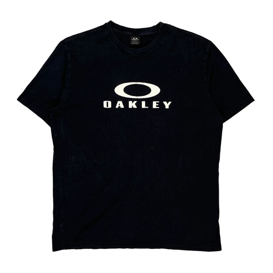 Oakley Spellout T-Shirt - 2XL Black Cotton